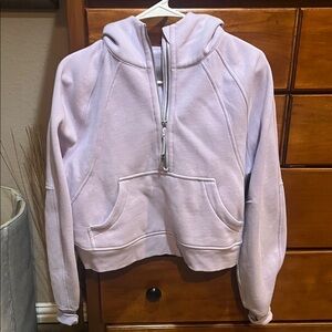 Lululemon Lilac Ether Half-Zip Hoodie